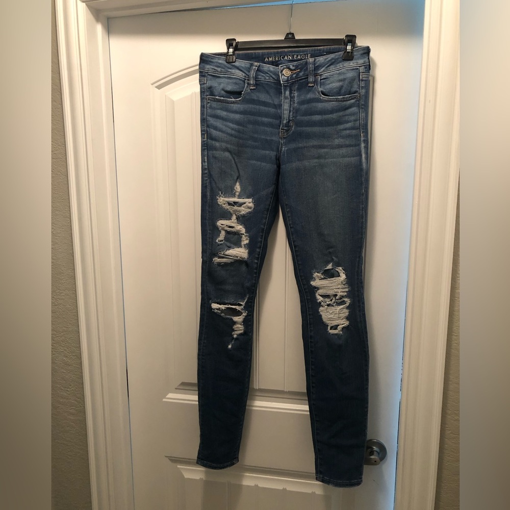 AE Next Level Stretch Skinny Jean 10 x-long